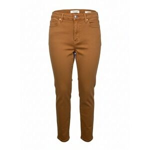 Judy Blue Jeans Women's‎ 11/30 Slim Fit Raw Hem Jeans Size 30x28 Brown Stretch